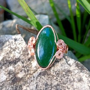 Bague en aventurine