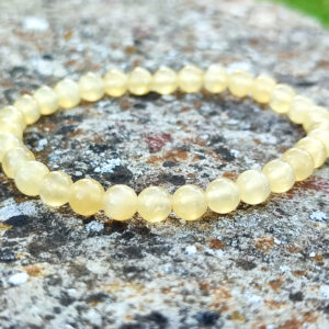Bracelet en calcite jaune