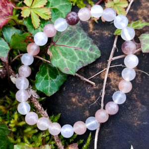 Bracelet en jade nephrite violet