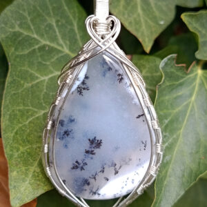 Pendentif en agate dendritique