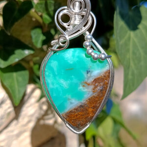 Pendentif en chrysoprase