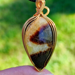 Pendentif en septaria