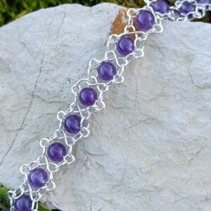 Bracelet "infini" en améthyste