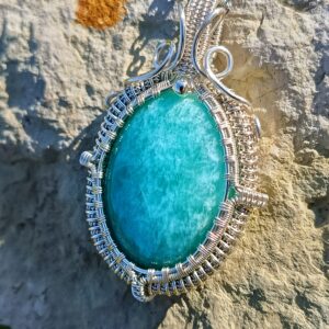 Pendentif en amazonite