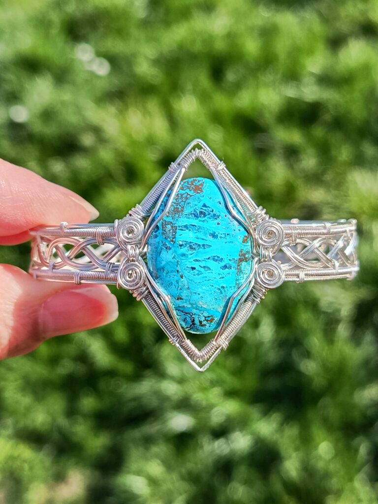 Manchette en chrysocolle