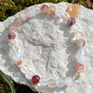 Bracelet en quartz hématoïde