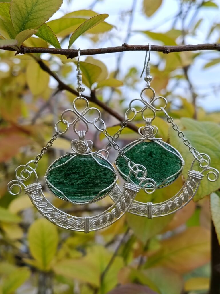 Boucles d'oreilles en aventurine