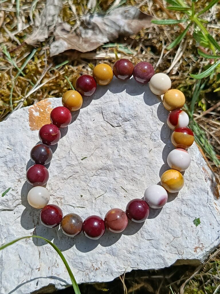 Bracelet en mookaïte