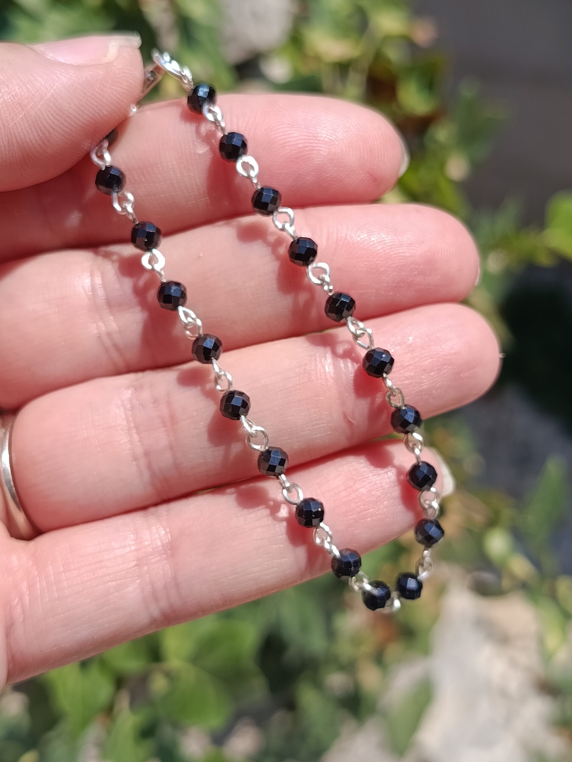 Bracelet chaine en spinelle – Image 2