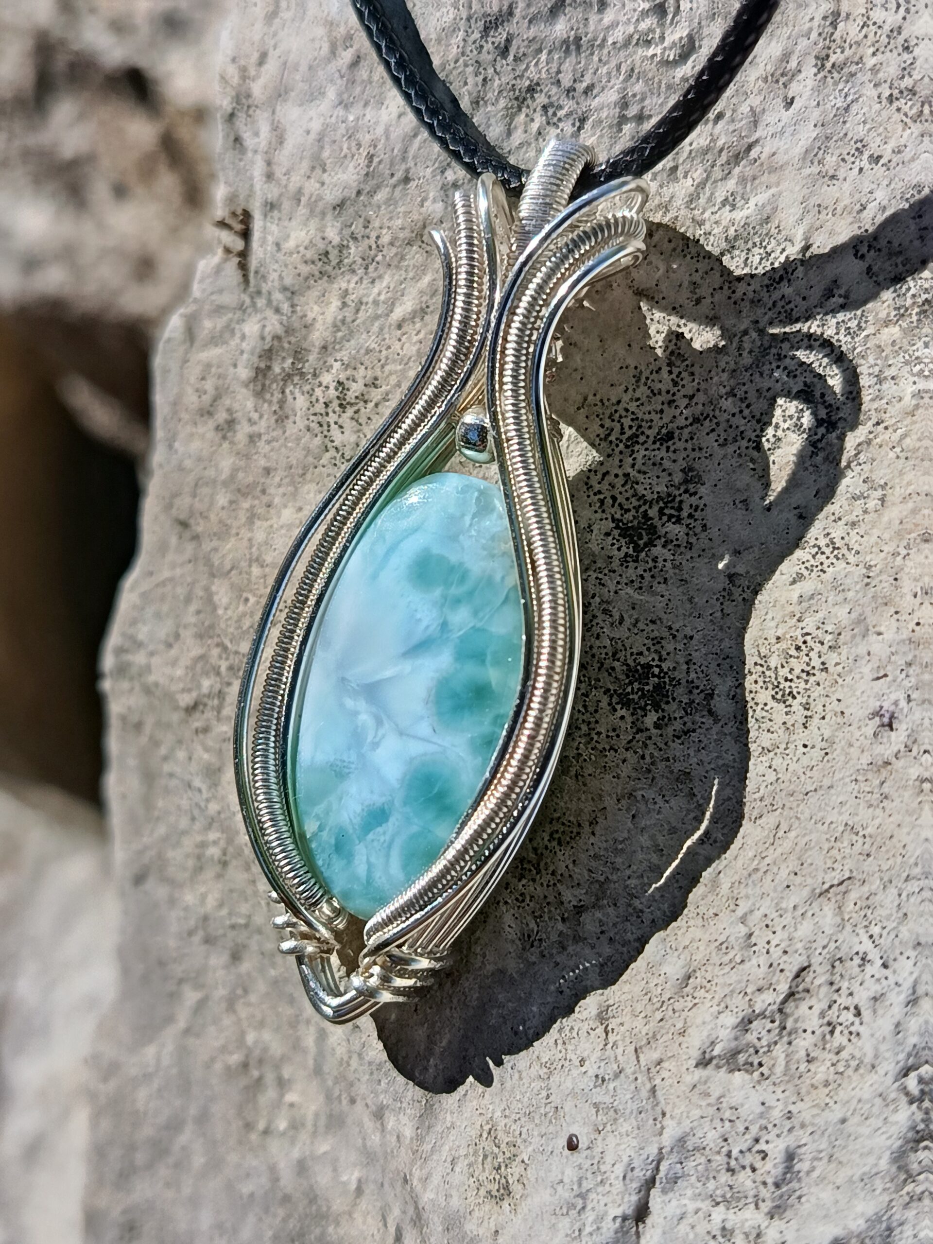 Pendentif en larimar – Image 4