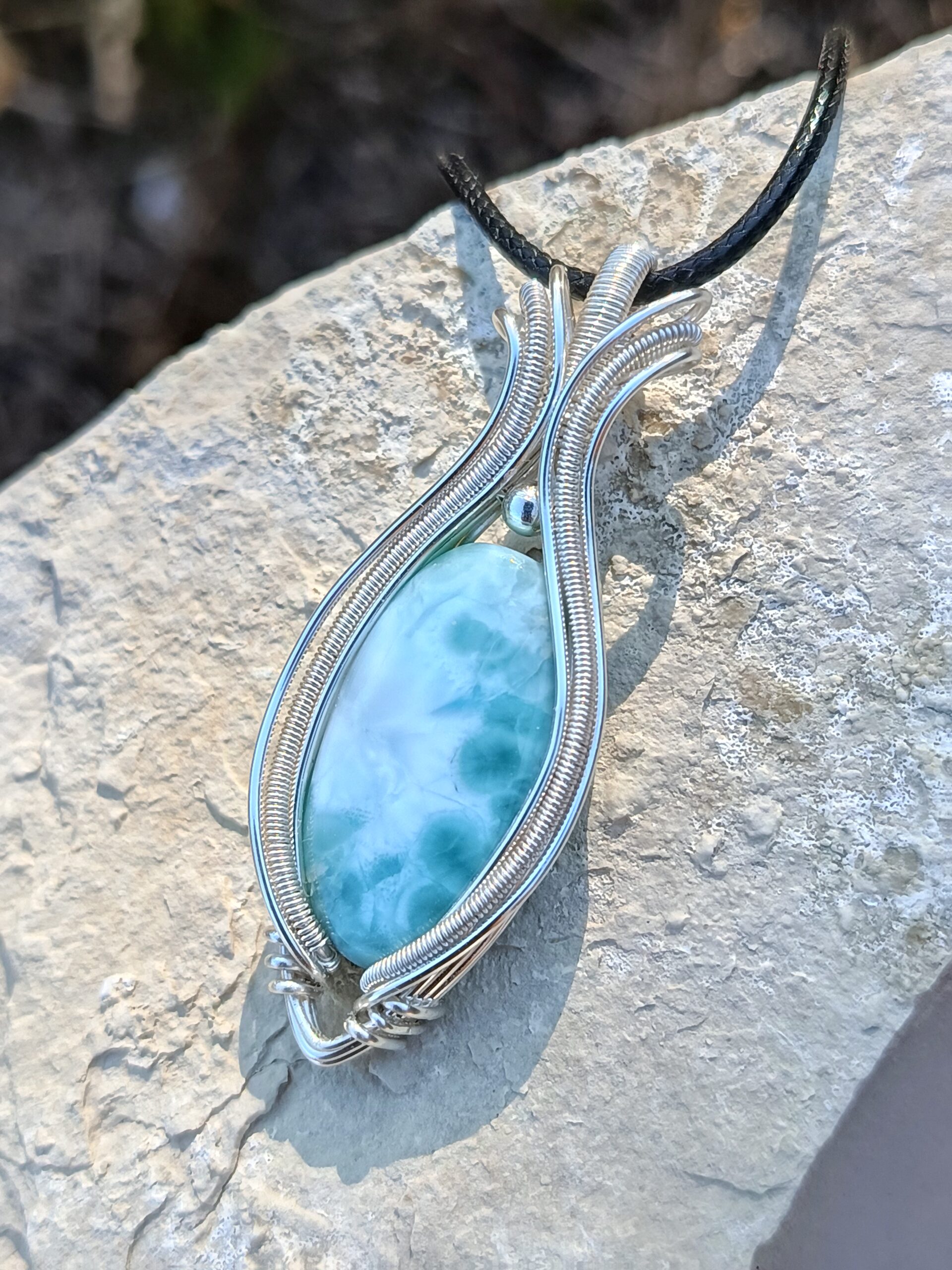 Pendentif en larimar – Image 2