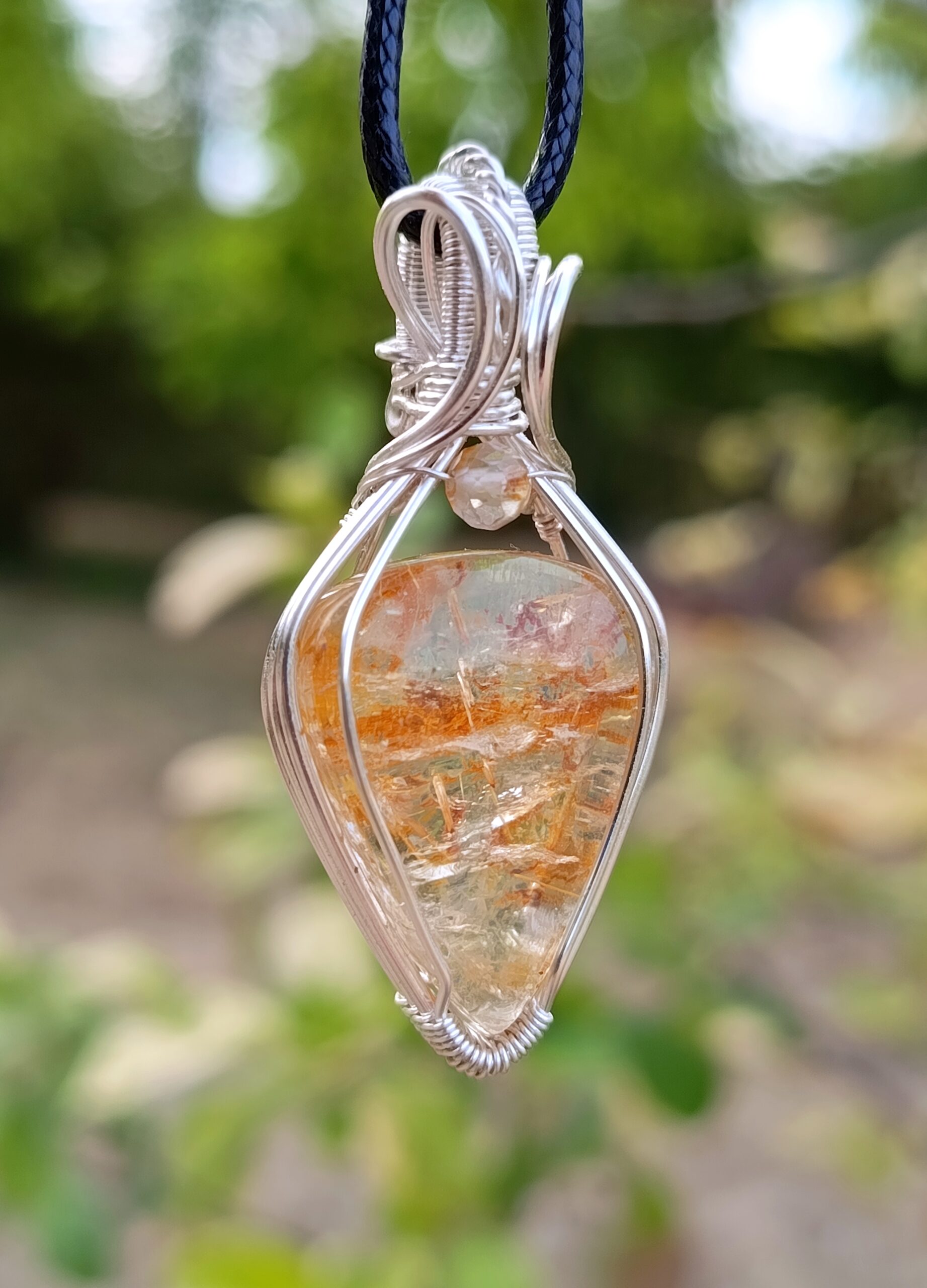 Pendentif en quartz lodolite – Image 2